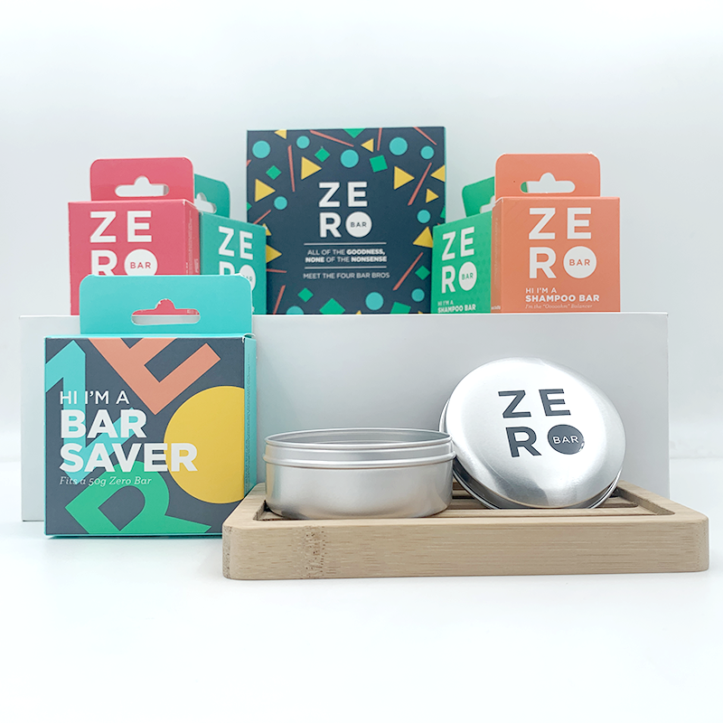 50g Gift Set + Soap Dish + Bar Saver Combo - ZeroBar